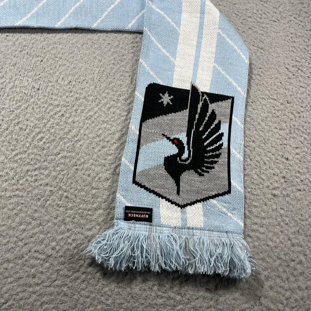 Minnesota United FC Scarf Mens One Size Blue MLS Soccer Ruffneck MNUFC Supporter